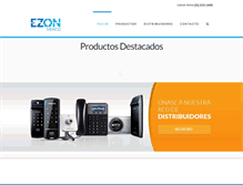 Tablet Screenshot of ezonmexico.com